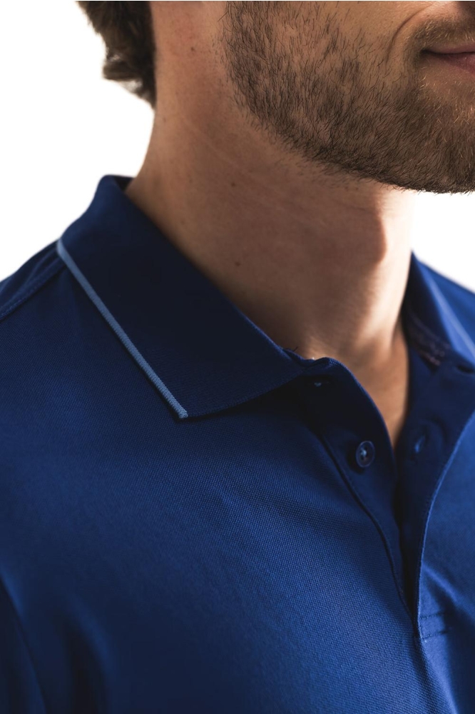 PIQUE POLO MET STREEPDETAILS 46115400 5700